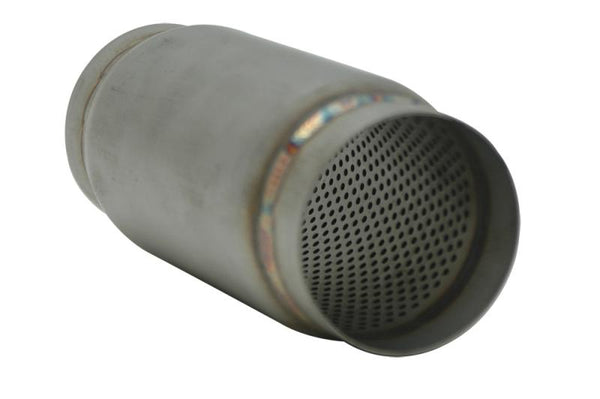 Vibrant SS Race Muffler 3in inlet/outlet x 5in long