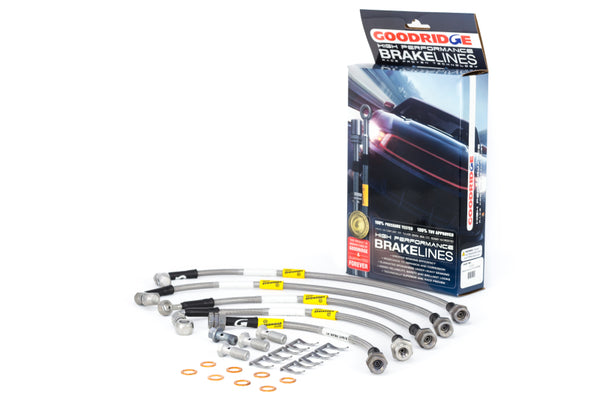 Goodridge Stainless Steel Brake Line Kit for 2004-2006 Cadillac CTS-V with Brembo Brakes