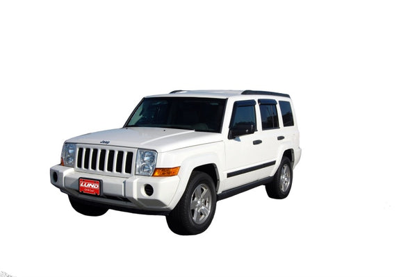 AVS Ventvisor Window Deflectors (Smoke) 4pc for Jeep Commander 2006-2010