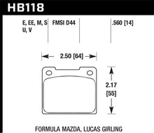 Load image into Gallery viewer, Hawk 65-80 Triumph Spitfire (MKIII/MKIV) DTC-70 Race Front Brake Pads