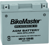 BikeMaster AGM Battery - MS12-12B-BS