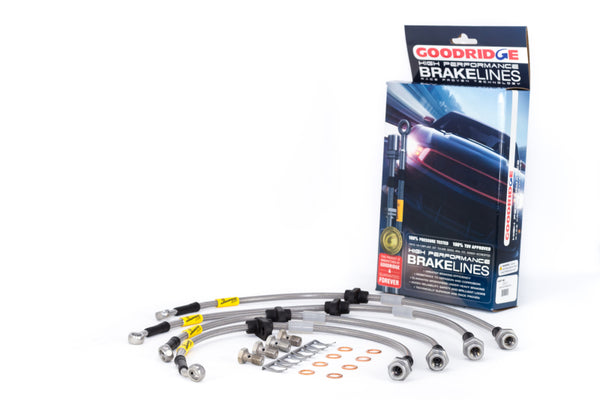 Goodridge Stainless Steel Brake Line Kit for 99-00 Honda Civic Si (w/Rear Disc)
