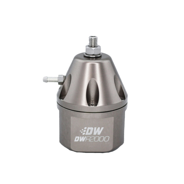 DeatschWerks DWR2000 Adjustable Fuel Pressure Regulator - Titanium Finish