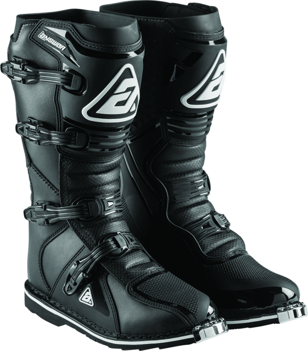 Answer AR1 Motocross Motorcycle Boots - Black (Size 10)