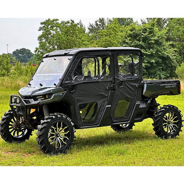 Seizmik 16-24 Can-Am HD10 Defender Max Rear Framed Soft Door Kit