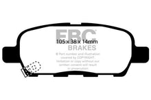 Load image into Gallery viewer, EBC Yellowstuff Brake Pads for 03-05 Infiniti FX35 Rear