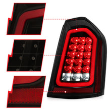 Load image into Gallery viewer, ANZO 11-14 Chrysler 300 LED Taillights Black w/ Sequential