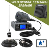 Rugged Radios Radio Kit Plus - GMR25 Waterproof GMRS Mobile Radio Kit with External Speaker