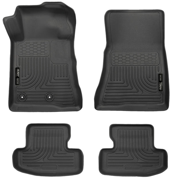 Husky Liners WeatherBeater Floor Liner for 2015-2022 Ford Mustang - Black