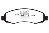 EBC 03-04 Dodge Dakota 2WD 3.7 Yellowstuff Front Brake Pads