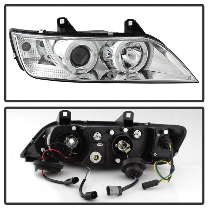 Spyder BMW Z3 96-02 Projector Headlights LED Halo Chrome High H1 Low H1 PRO-YD-BMWZ396-HL-C