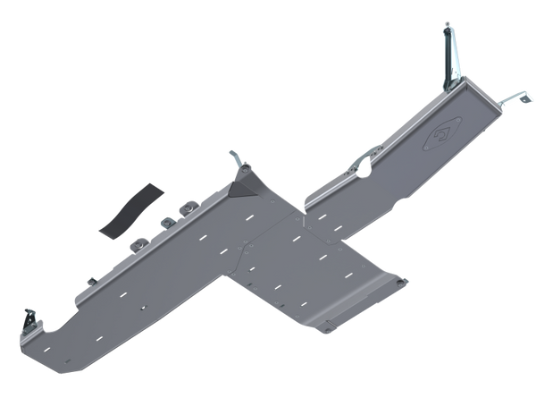 Artec Industries 21-25 Jeep Wrangler JL Sahara Full Bellypan w/ Oil Door - 4 Door 3.6L Aluminum