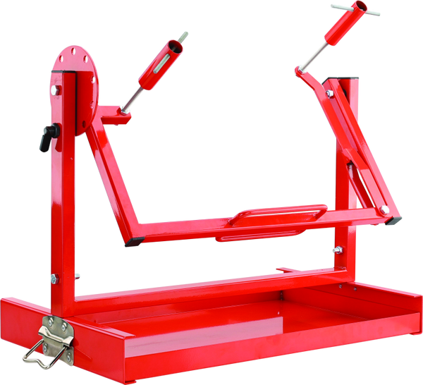 BikeMaster Swivel MX Engine Stand  360 Rotating Motorcycle Engine Service Stand