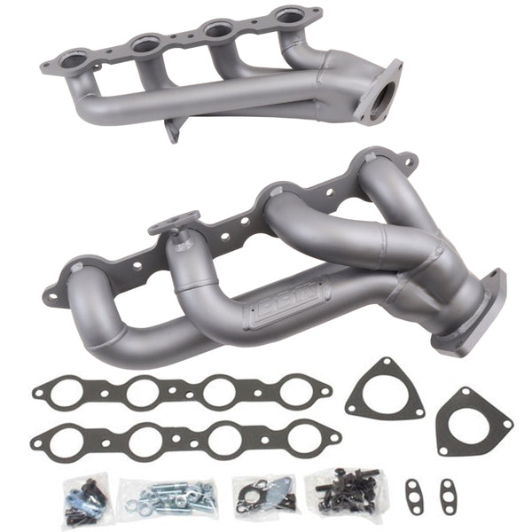 BBK Shorty Tuned Length Exhaust Headers 1-3/4in Titanium Ceramic for 1999-2004 GM Truck/SUV 4.8L 5.3L