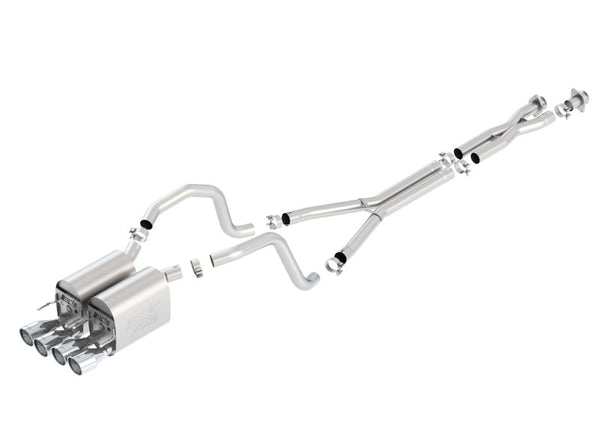 Borla Catback Exhaust for 05-08 Chevrolet Corvette 6.2L V8, Coupe/Convertible, AT/MT 6spd