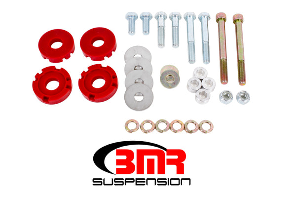 BMR Polyurethane Differential Lockout Bushing Kit for 15-17 S550 Mustang - Red