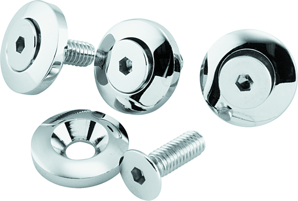 Bikers Choice Custom Hardware Kit for 19911999 Harley-Davidson Softail Models (4x 5/16-18 x 1in Flathead Allen Screws)