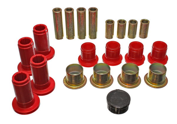 Energy Suspension Front Control Arm Bushing Set for 94-01 Ram 1500 & 94-02 Ram 2500/3500 2WD - Red