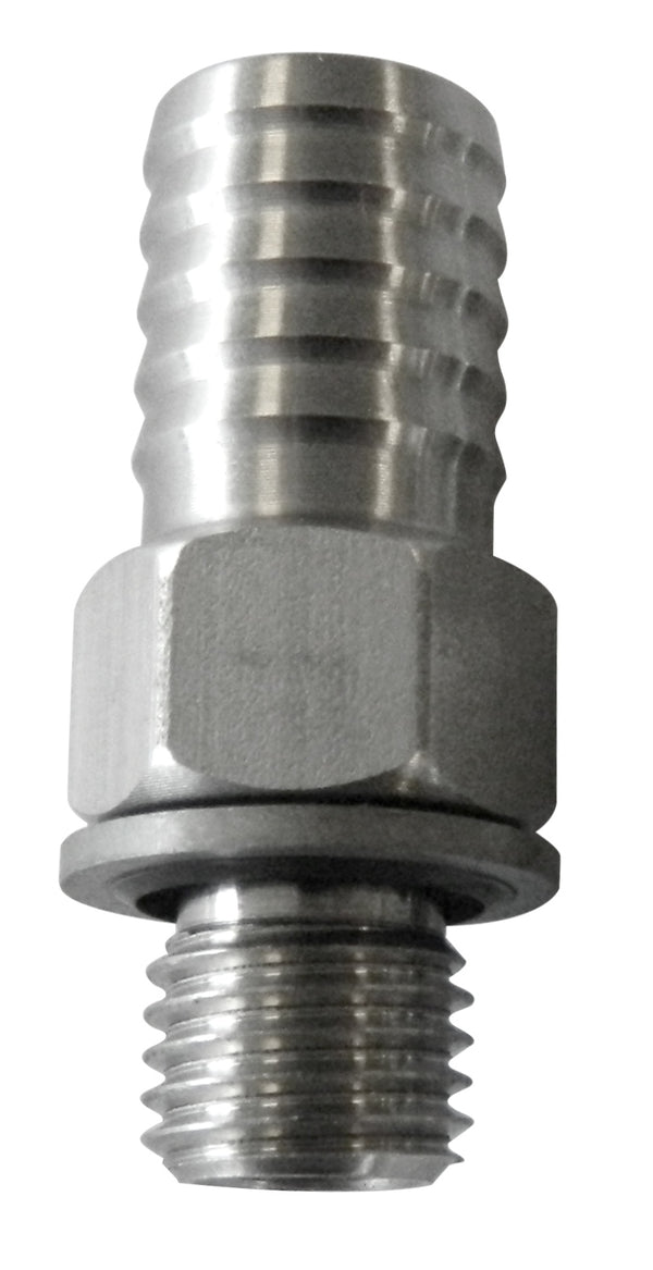 Fleece Performance Universal 1/2" CP3 Feed Fitting - Stainless Steel