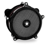 Performance Machine 23-Up CVO, 2024 Touring Super Gas Air Cleaner - Black Ano