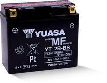 Load image into Gallery viewer, Yuasa YT12B-BS Maintenance Free 12-Volt AGM Battery w/Bottle