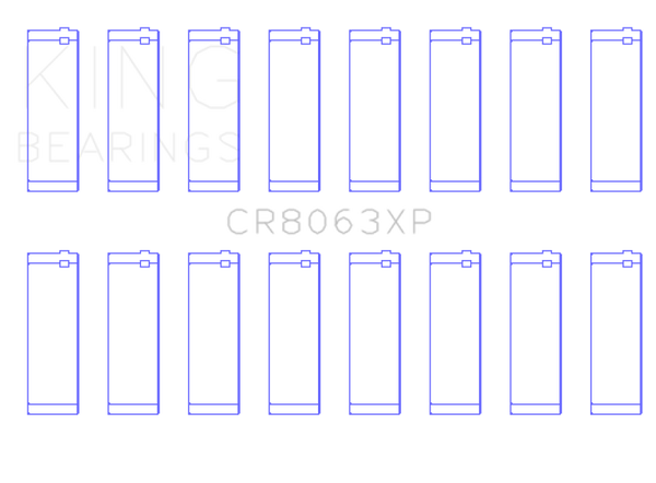 King Engine Bearings BMW S62 Connecting Rod Bearing Set
