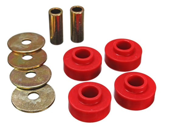 Energy Suspension Differential Carrier Bushings for 89-97 Ford Thunderbird & 99-04 Mustang Cobra - Red
