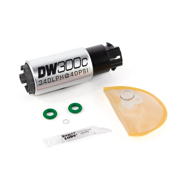 DeatschWerks DW300C 340 lph Compact Fuel Pump with WRX/STI Setup Kit (08-14 WRX/08-15 STI)