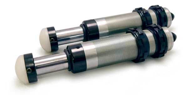 DV8 Offroad Jeep Wrangler JK 2007-2018 2.0 Hydraulic Bump Stop - 2.5in Stroke (Pair)