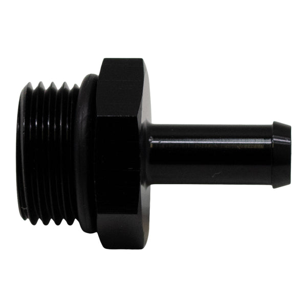 DeatschWerks 8AN ORB Male to 5/16in Barb Fitting - Anodized Matte Black