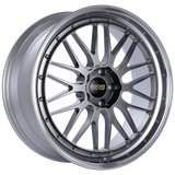 BBS LM 21x9 5x120 ET32 Diamond Black Center Diamond Cut Lip Wheel -82mm PFS/Clip Required