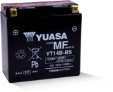 Yuasa YT14B-BS Maintenance Free 12-Volt AGM Battery w/Bottle