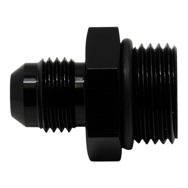 DeatschWerks 8AN ORB Male to 6AN Male Flare Adapter with O-Ring - Matte Black