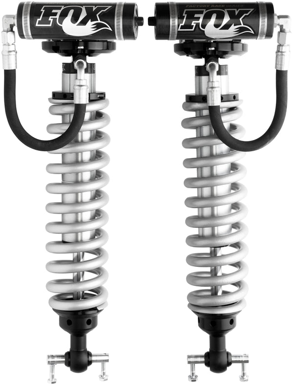 FOX 07+ Chevy 1500 2.5 Factory Series Remote Reservoir Coilover Shock Set - 0-2in. Lift