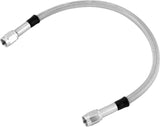 Twin Power 23 Inch Clear Coated Dot Stainless Steel Brake Hose AN-3