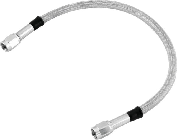 Twin Power 54 Inch Clear Coated Dot Stainless Steel Brake Hose AN-3