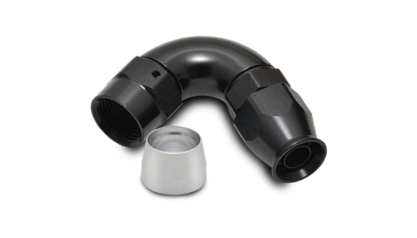 Vibrant -4AN 120 Degree Hose End Fitting for PTFE Lined Hose