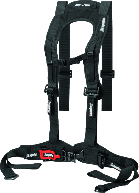 DragonFire Racing EVO Harness  Black 4-Point Seat Belt