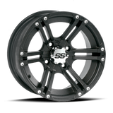 ITP SS 212 12x7 / 4x137 BP / 5+2 Offset Black Wheel