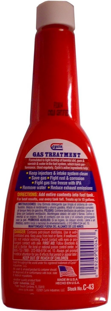 8oz. Gas Treatment