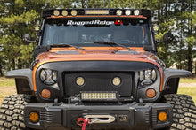 Load image into Gallery viewer, Rugged Ridge 07-18 Jeep Wrangler JK/JKU Textured Black Elite Headlight Euro Guards