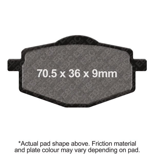 EBC 04-09 Yamaha YJ 125 Vino Front Left FA-SFA-X Brake Pads