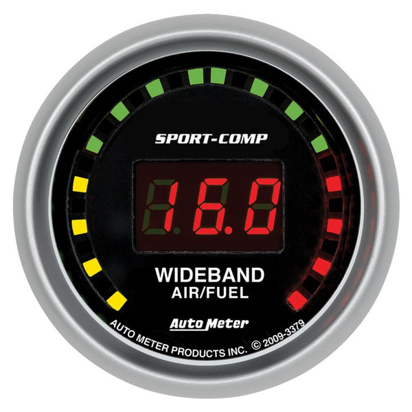 AutoMeter Sport-Comp 52mm Digital Wideband Air/Fuel Ratio Gauge (Gasoline)