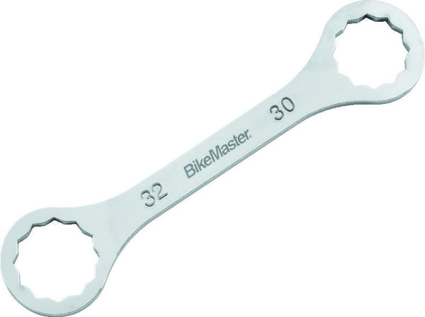 BikeMaster Steering Stem and Fork Cap Wrench - 30mm 12-pt x 32mm 12-pt