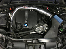 Load image into Gallery viewer, Injen 11 BMW E82 135i (N55) Turbo/E90 335i Wrinkle Black Tuned Air Intake w/ MR Tech, Air Fusion