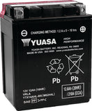Yuasa YTX14AHL-BS High Performance AGM 12-Volt Battery w/Bottle