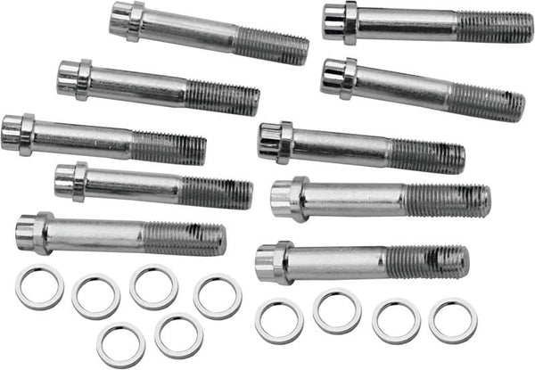S&S Cycle 7/16-20 X 2-3/8in x 1in TD Head Bolt Kit - 10 Pack