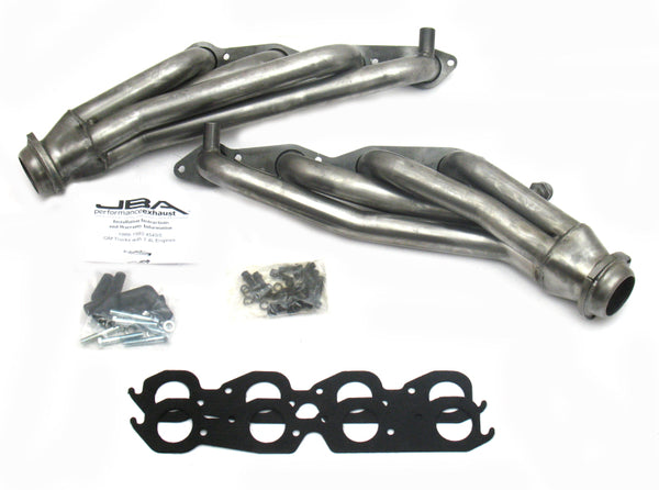JBA 1996-2000 GM Truck 7.4L Vortec EGR & A.I.R. 1-3/4in Primary Raw 409SS Headers