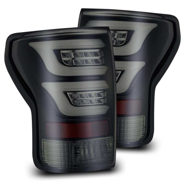 AlphaRex PRO-Series LED Tail Lights Jet Black for Toyota Tundra 2007-2013