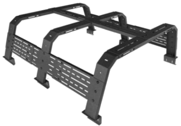2024 Toyota Tacoma Bed Rack – Heavy Duty Overland Cargo Rack JP-TMRR103